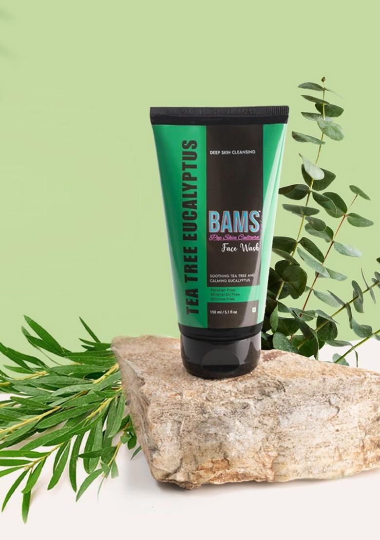 Bams Pop Skin Culture Tea Tree Eucalyptus Face Wash 150 Ml