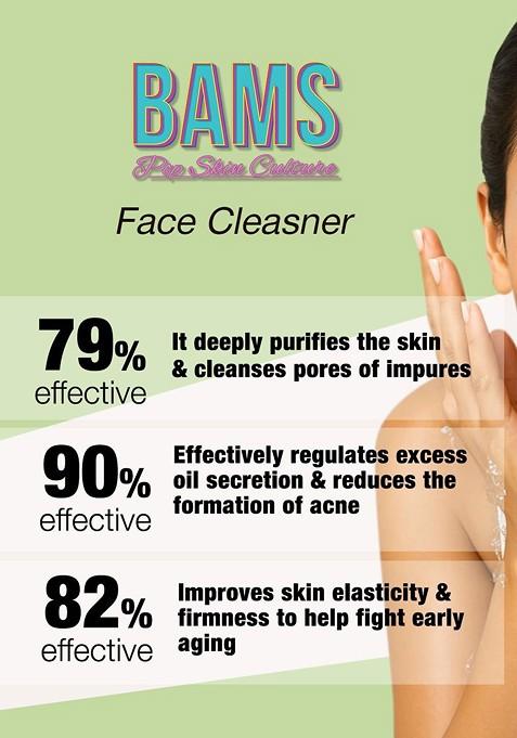 Bams Pop Skin Culture Tea Tree Eucalyptus Face Wash 150 Ml