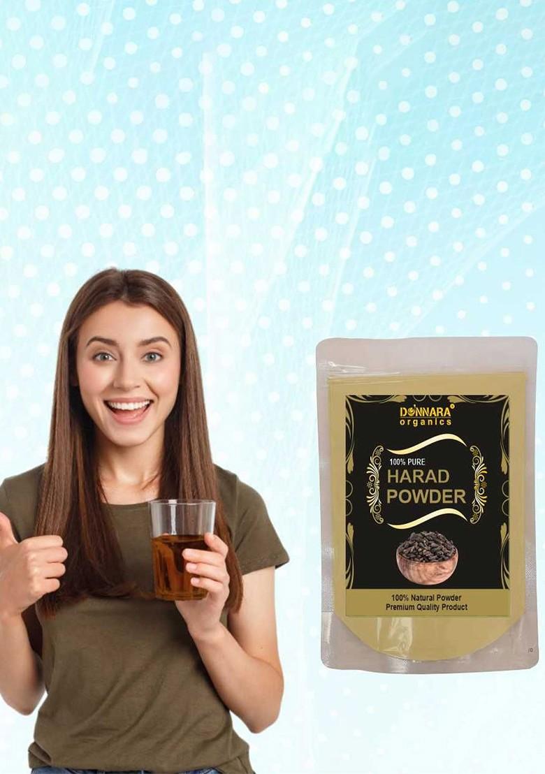 Donnara Organics Set Of 3 Harad Powder Face Pack For Oil Control 100 G Each