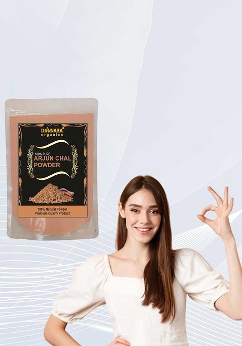 Donnara Organics Set Of 3 Arjun Chaal Powder Face Pack For Skin Brightening 100 G Each