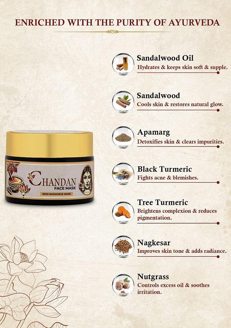 Vedpuran Chandan Skin Radiance Face Mask 50 G