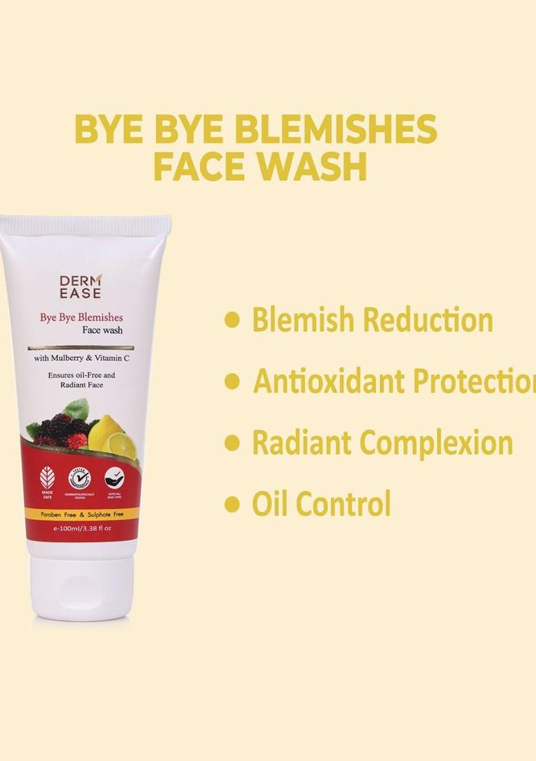 Dermease Bye Blemishes Face Wash With Vitamin C 100 Ml