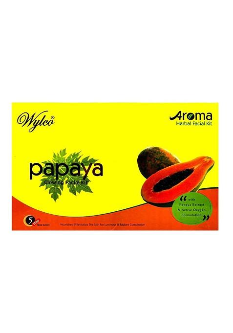 Wylco 5 Step Aroma Herbal Papaya Facial Kit 310 G