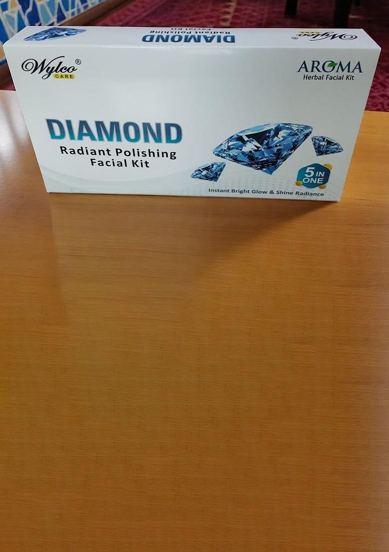 Wylco 5 Step Aroma Herbal Diamond Facial Kit For Skin Rejuvenation 310 G