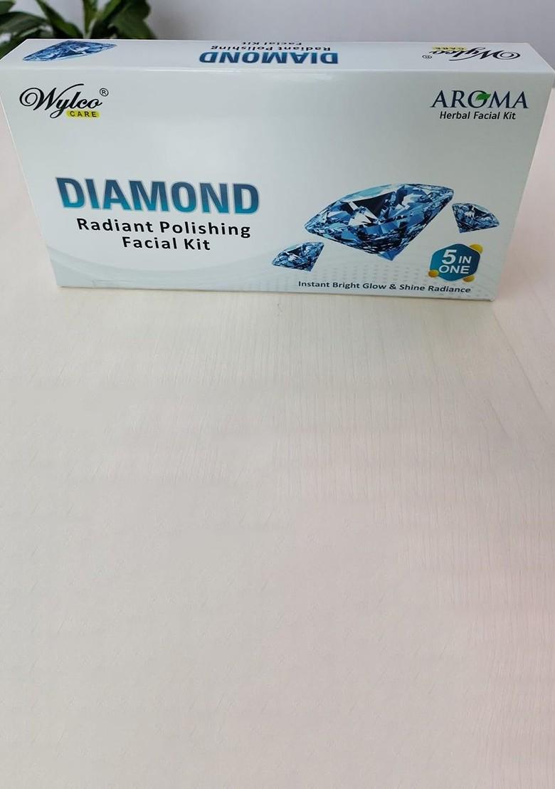 Wylco 5 Step Aroma Herbal Diamond Facial Kit For Skin Rejuvenation 310 G