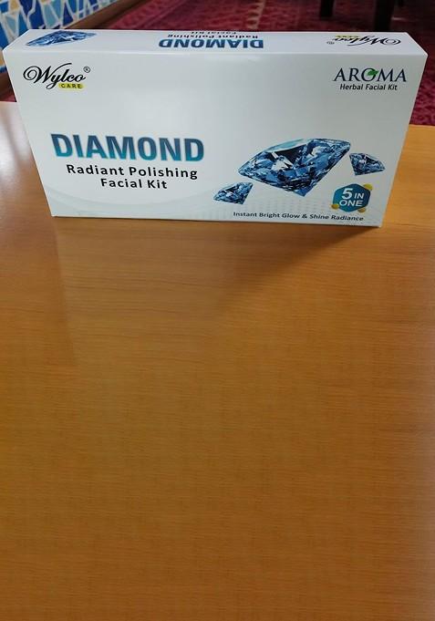 Wylco 5 Step Aroma Herbal Diamond Facial Kit For Skin Rejuvenation 310 G