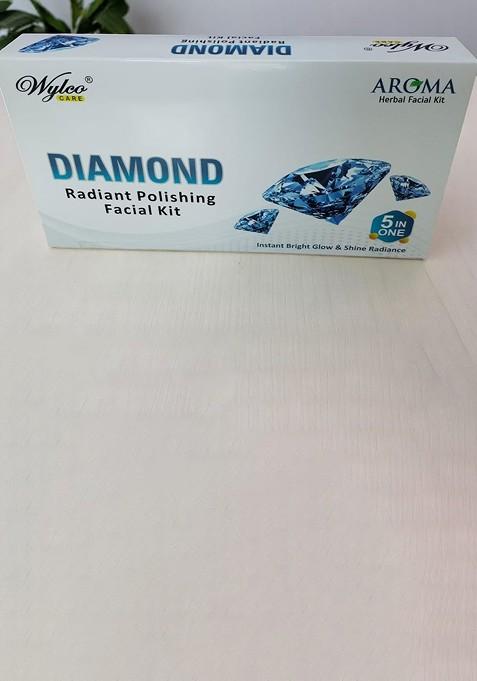 Wylco 5 Step Aroma Herbal Diamond Facial Kit For Skin Rejuvenation 310 G