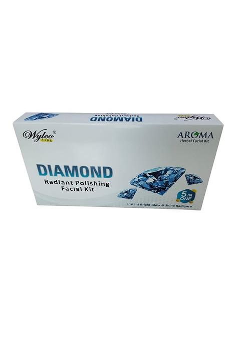 Wylco 5 Step Aroma Herbal Diamond Facial Kit For Skin Rejuvenation 310 G