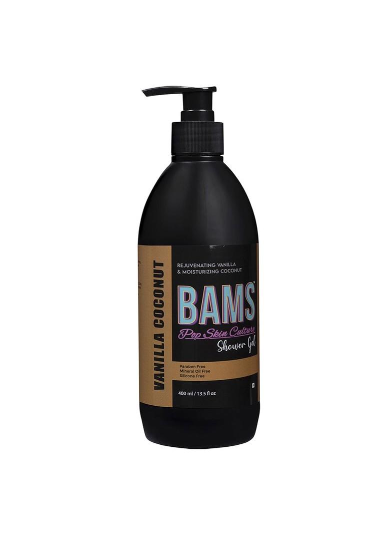 Bams Pop Skin Culture Vanilla Coconut Shower Gel For Moisturising 400 Ml