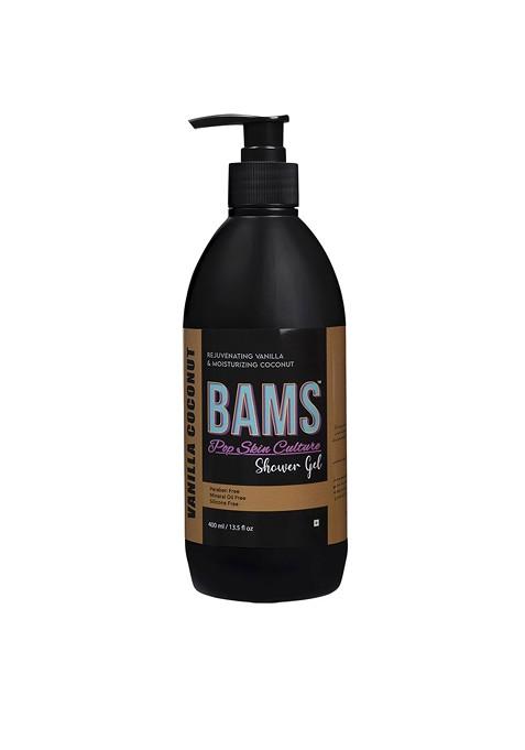 Bams Pop Skin Culture Vanilla Coconut Shower Gel For Moisturising 400 Ml