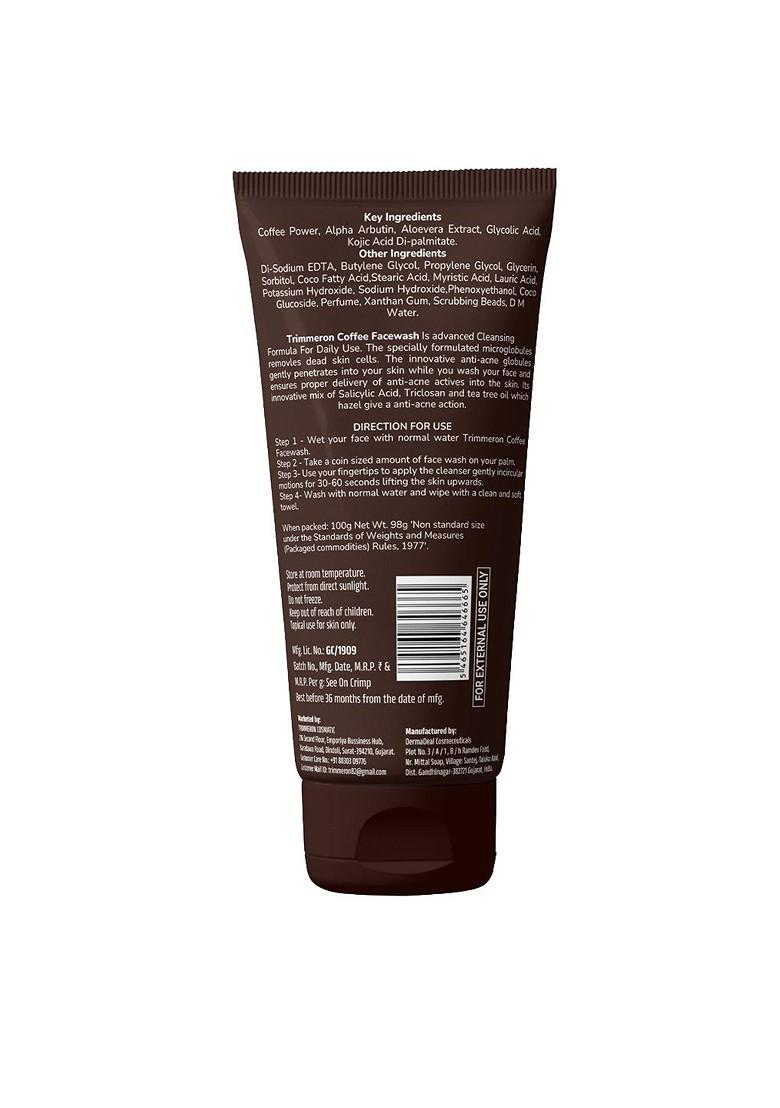 Trimmer On Set Of 3 Activated Coffee De Tan Scrub Face Wash 100 G Each