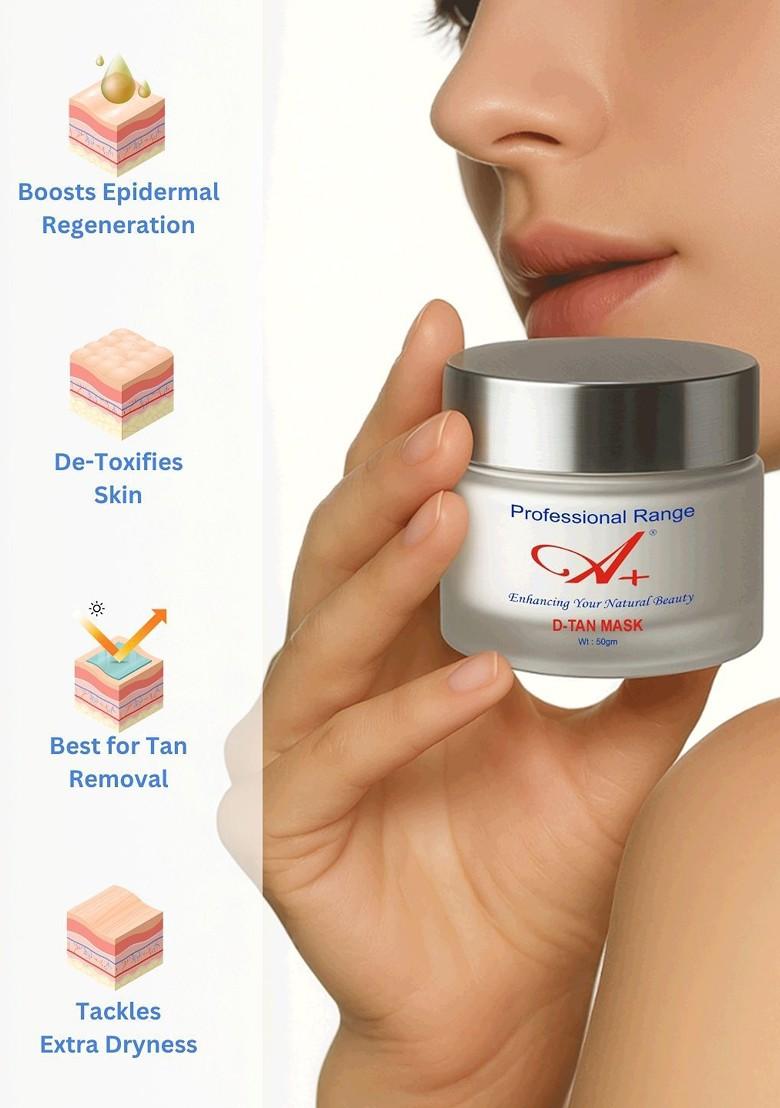 A Professional Range D Tan Mask With Aloe Vera 50 G