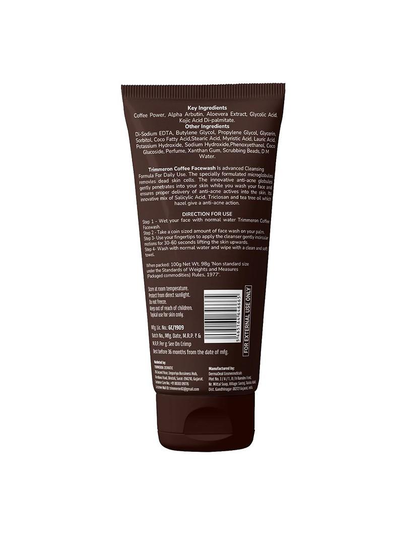 Trimmer On Set Of 2 Activated Coffee Detan Scrub Face Wash 100 G Each