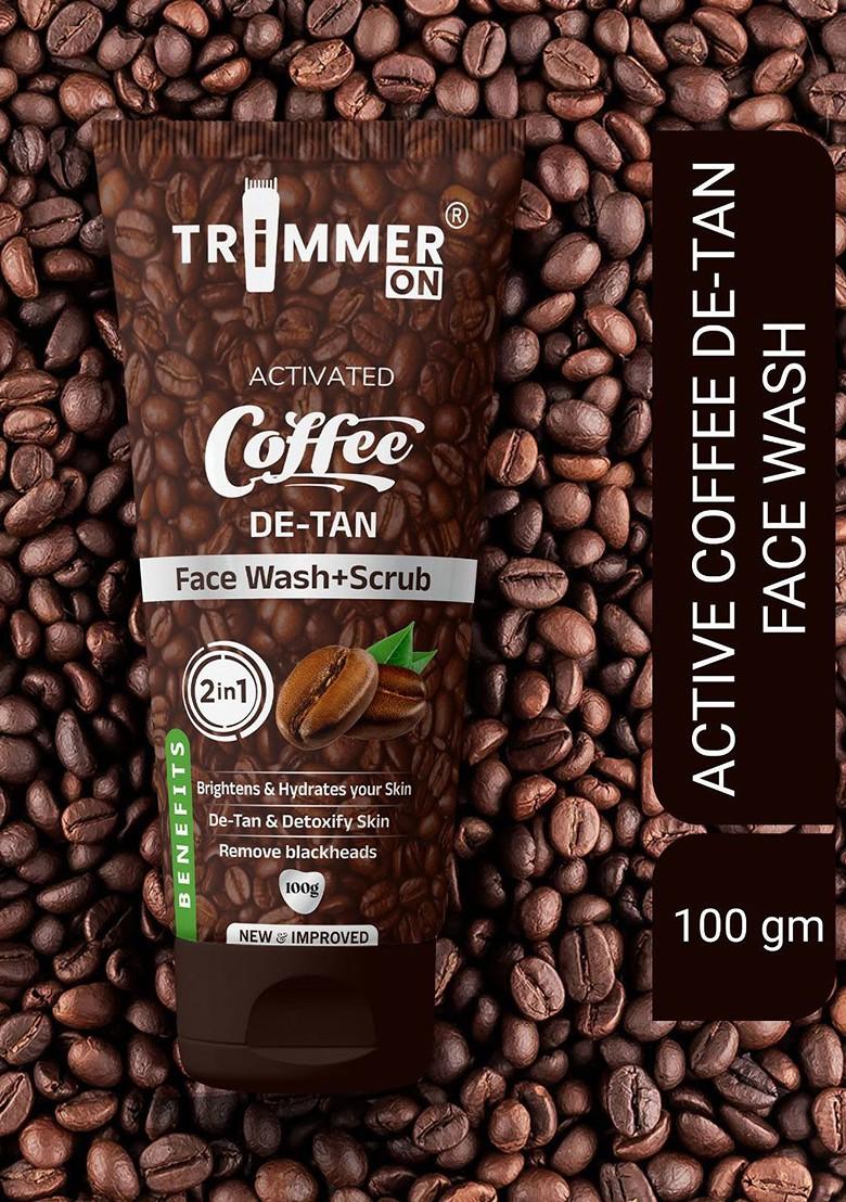 Trimmer On Set Of 2 Activated Coffee Detan Scrub Face Wash 100 G Each