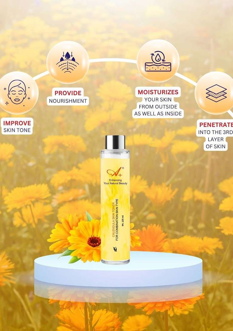 A Professional Range Calendula Skin Toner 125 Ml - Indya