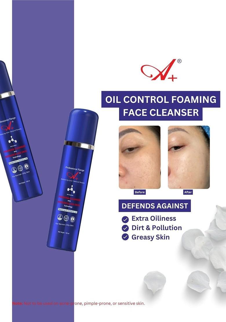 A Professional Range Oil Control Foaming Korean Glass Skin Technology Face Cleanser 100Ml