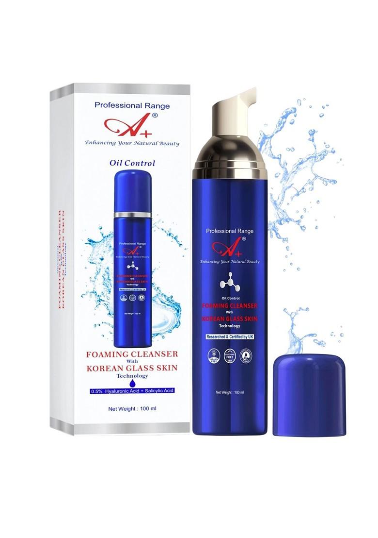 A Professional Range Oil Control Foaming Korean Glass Skin Technology Face Cleanser 100Ml
