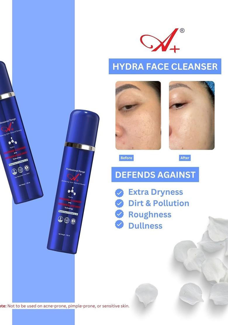 A Professional Range Hydra Foaming Korean Glass Skin Technology Face Cleanser 100 Ml