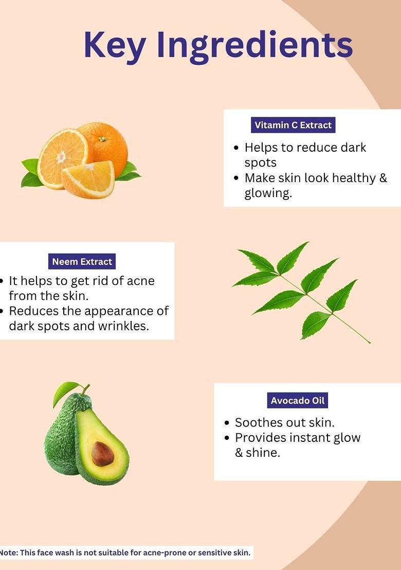 A Professional Range Vitamin C Instant Glow Face Wash 150 Ml