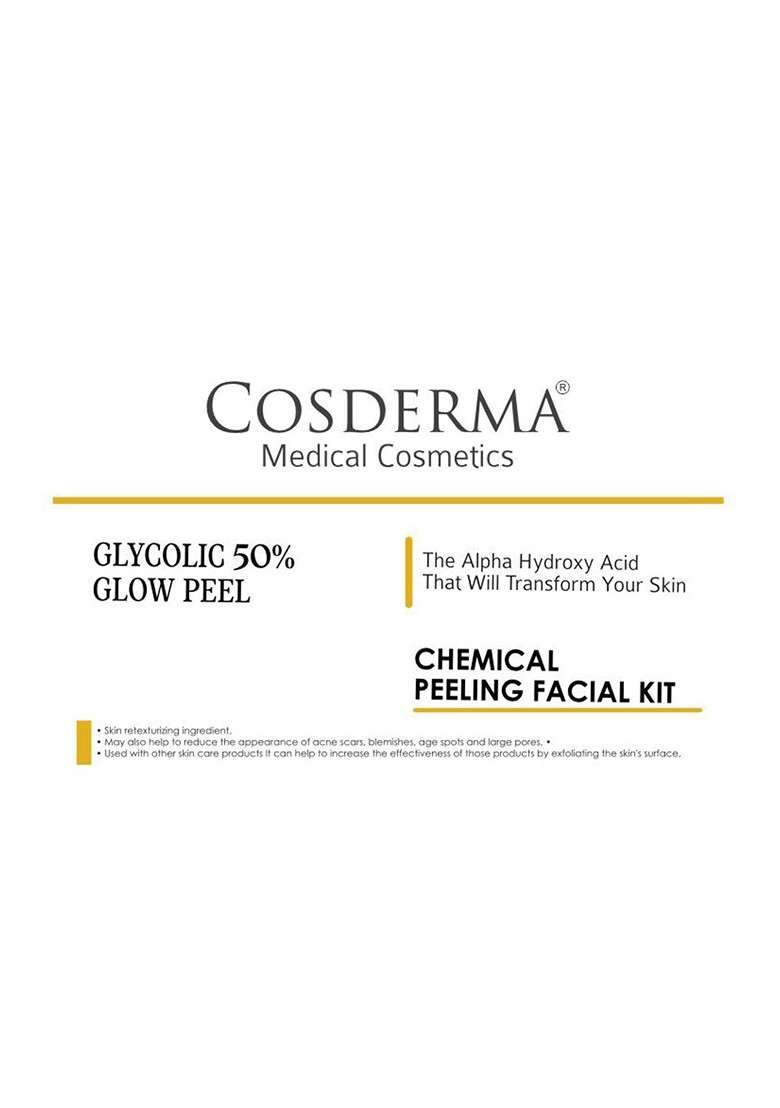 Cosderma Glycolic 50 Glow Peel Kit 30 Ml - Indya