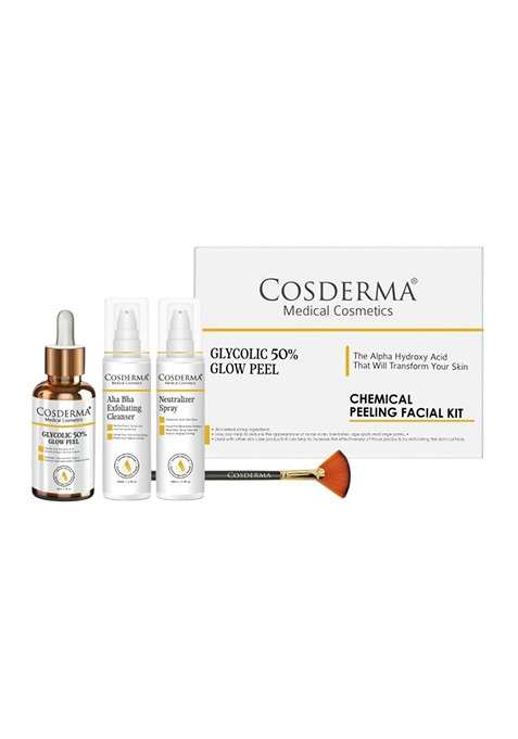 Cosderma Glycolic 50 Glow Peel Kit 30 Ml