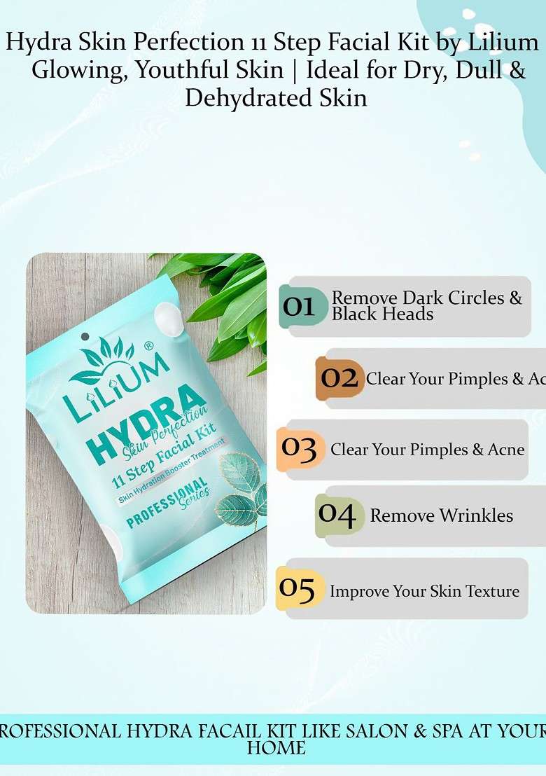 Lilium 11 Step Hydra Skin Perfection Facial Kit 157 G - Indya