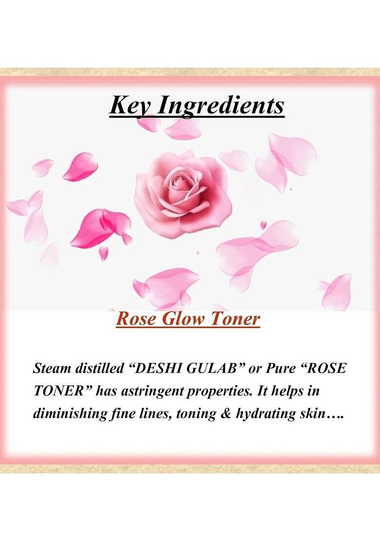 Elecsera Pure Natural Rose Water 50 Ml - Indya