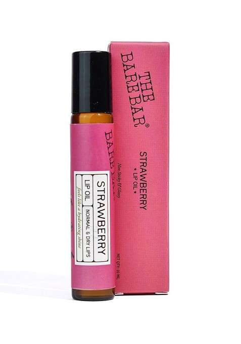 The Bare Bar Strawberry Lip Oil With Coconut Jojoba 10 Ml