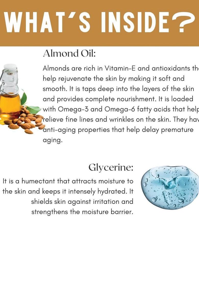 Skin Secrets Cruelty Free Almond Massage Cream To Remove Fine Lines Wrinkles 500 G