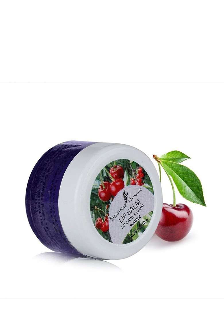 Shahnaz Husain Lip Care Shine Balm 10G Purple - Indya