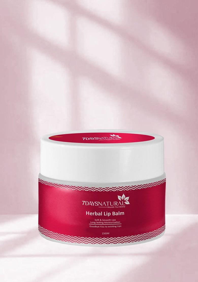 7Daysnatural Herbal Lip Balm For Nourished Lips 15G