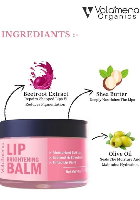 Volamena Lip Brightening Balm Moisturized Soft Lips 10Ml 10 Ml