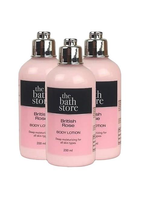 The Bath Store British Rose Set Of 2 Yogurt Body Lotion 200Ml Each