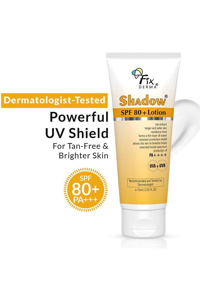 Fixderma Shadow Tan Removal Lotion With Alpha Arbutin Niacinamide 75 Ml - Indya