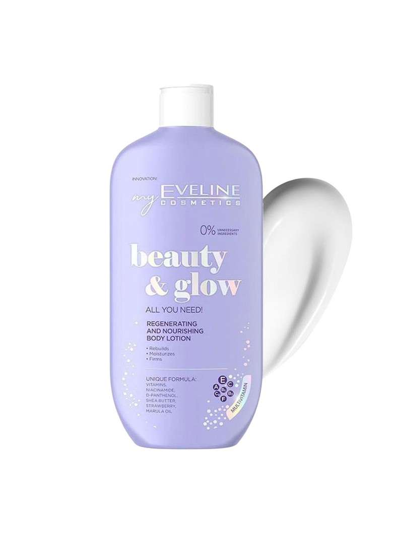 Eveline Cosmetics Beauty Glow Regenerating And Nourishing Body Lotion 350 Ml - Indya
