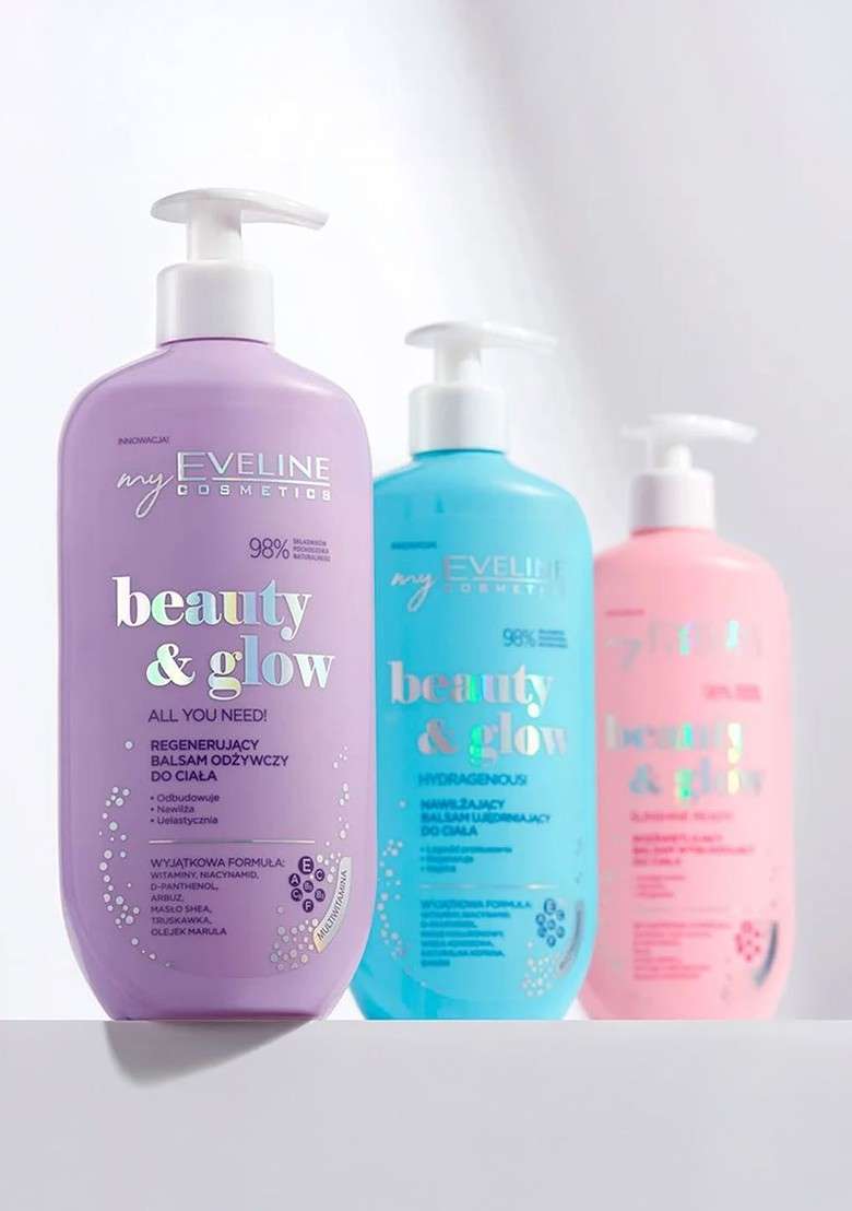 Eveline Cosmetics Beauty Glow Regenerating And Nourishing Body Lotion 350 Ml - Indya