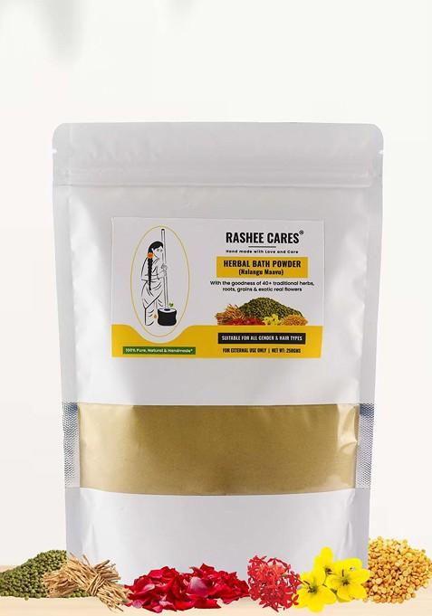 Rashee Cares Herbal Bath Powder With Saffron For Deep Cleansing 250 G