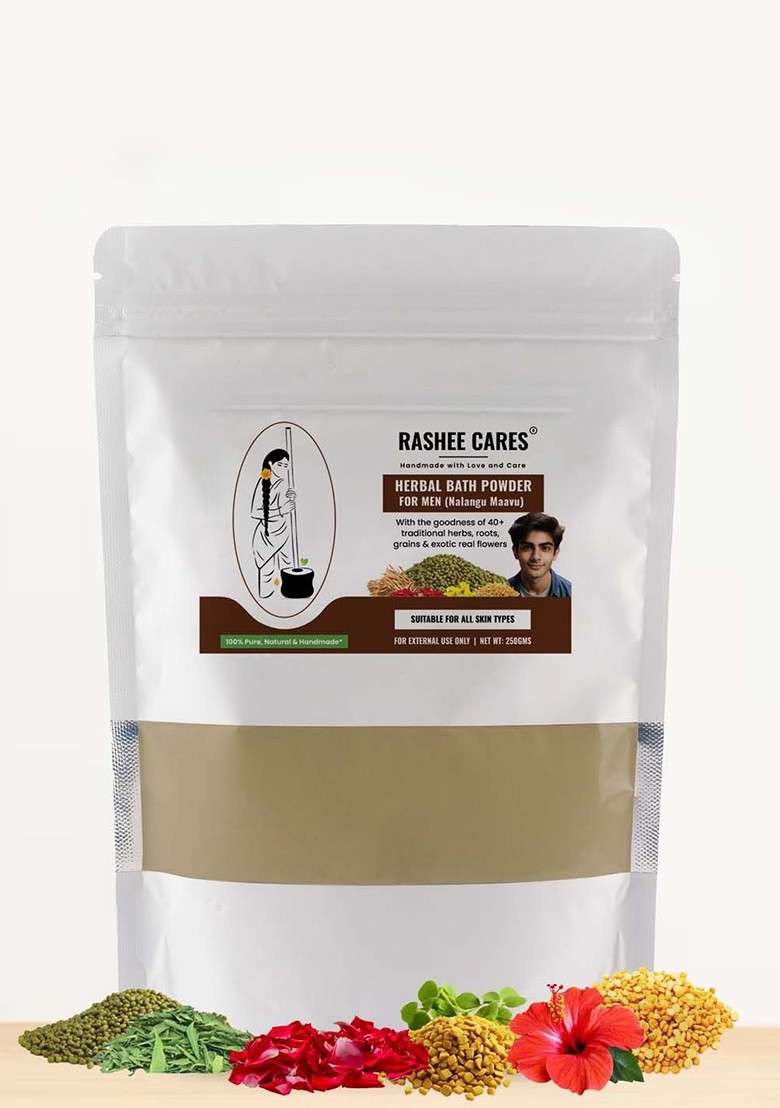 Rashee Cares Herbal Bath Powder With Turmeric For Deep Cleansing 250 G - Indya