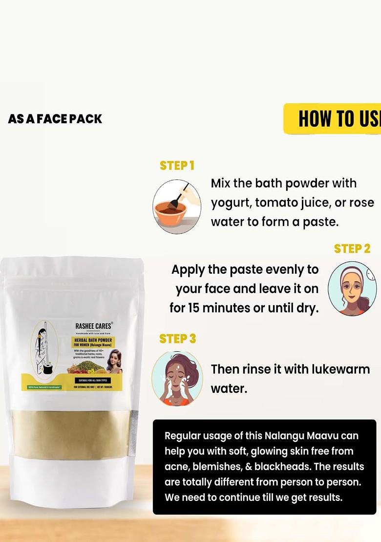 Rashee Cares Herbal Powder With Saffron Almond 1 Kg