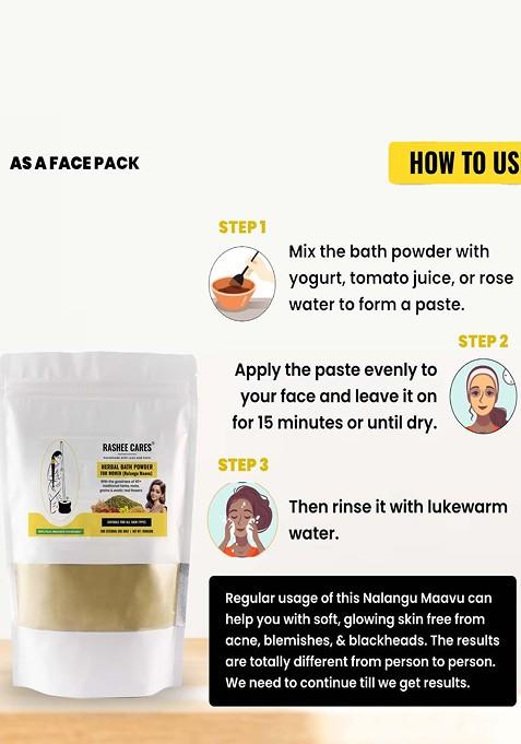 Rashee Cares Herbal Powder With Saffron Almond 1 Kg