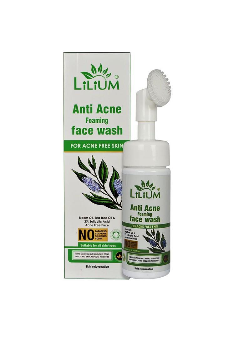 Lilium Anti Acne Foaming Face Wash With Neem Oil 150 Ml