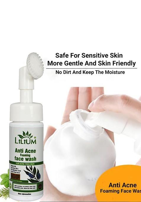 Lilium Anti Acne Foaming Face Wash With Neem Oil 150 Ml