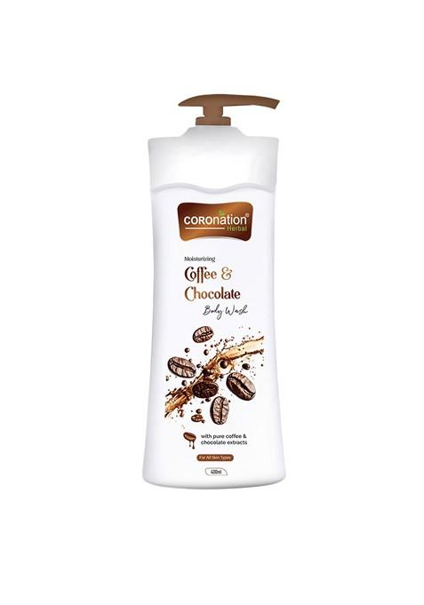 Coronation Herbal Coffee Chocolate Body Wash For Hydration 400 Ml