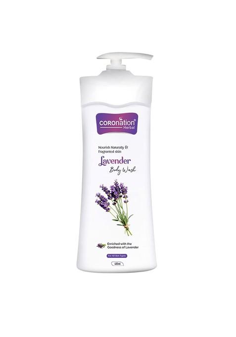 Coronation Herbal Lavender Body Wash With Aloe Vera For Hydration 400 Ml