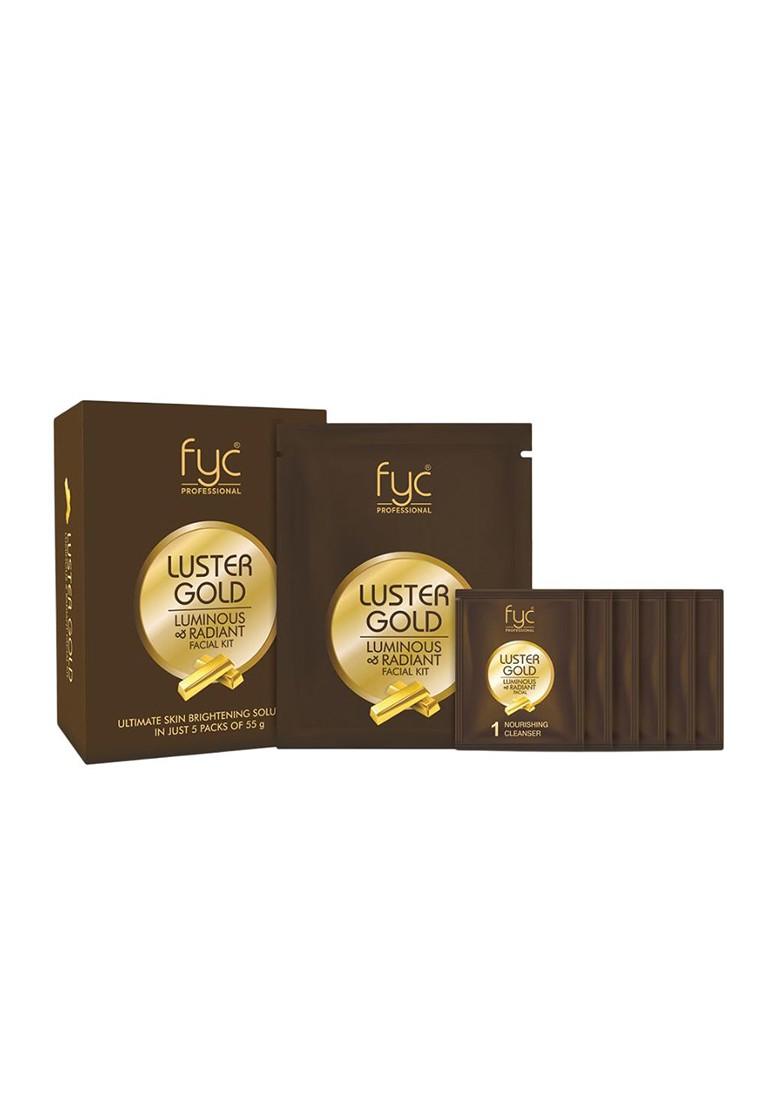 Fyc Professional 6 Step Luster Gold Radiant And Glowing Skin Facial Kit 260 G