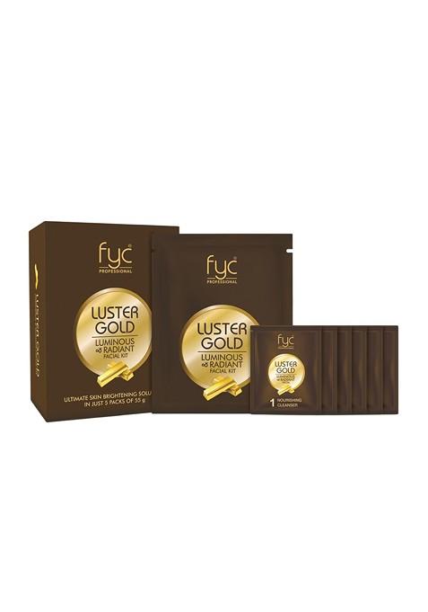 Fyc Professional 6 Step Luster Gold Radiant And Glowing Skin Facial Kit 260 G
