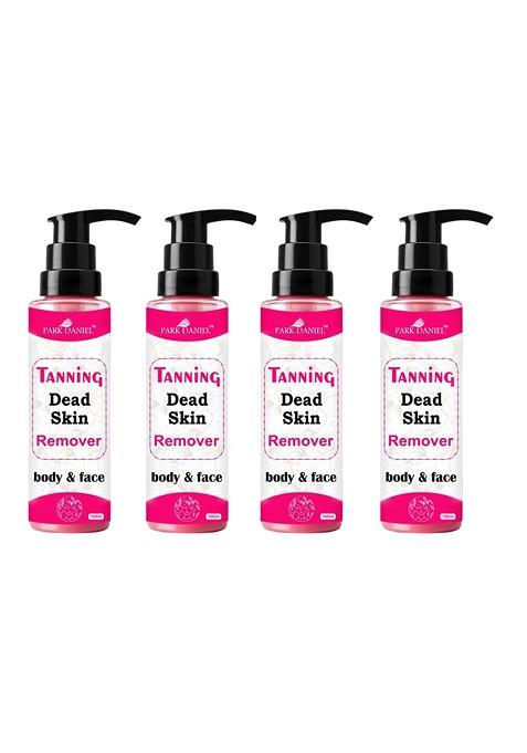 Park Daniel Set Of 4 Tanning Liquid Cream For Dead Skin Removal 100 Ml Each