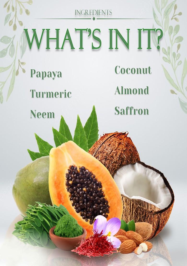 Plantscare 5 Step Multi Mix Fruit Facial Kit 100 G