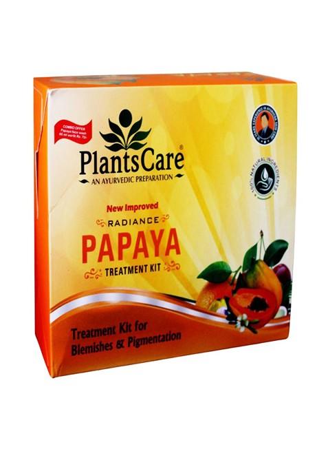 Plantscare Plants Care 4 Step Radiance Papaya Treatment Kit 165 G