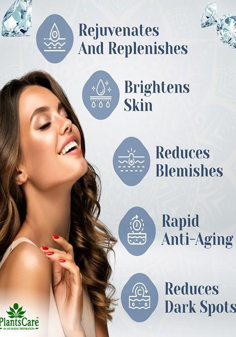 Plantscare Plants Care 5 Step Radiance Diamond Pure Facial Kit 100 G